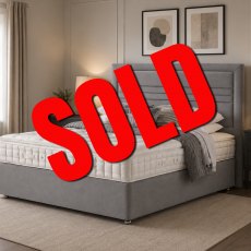 5ft Hypnos Pillow Comfort Calm Mattress with a Front Open Ottoman Base and Headboard