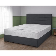 5ft 1000 Pocket Mattress with base and Sophia Floor Standing Headboard