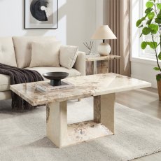Artist Coffee Table in Mottled Mocha Artist Coffee Table in Mottled Mocha