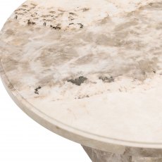 Artist Round Dining Table in Mottled Mocha Artist Round Dining Table in Mottled Mocha