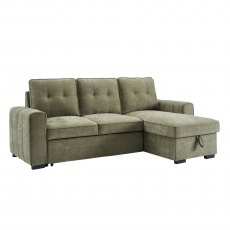Tavern Corner Group Sofa Bed in Sage