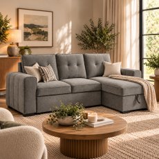 Tavern Corner Group Sofa Bed in Grey