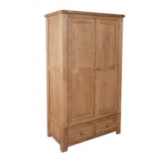 Beachcroft Rustic 2 Door 2 Drawer Wardrobe