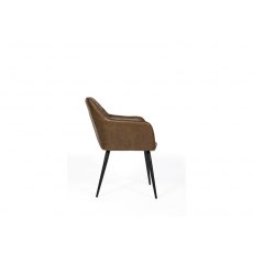 Charlotte Carver Chair Brown