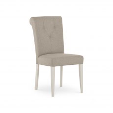 Meredith Upholstered Pebble Grey Fabric Chair Meredith Upholstered Pebble Grey Fabric Chair