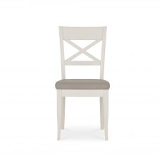Meredith X Back Grey Bonded Leather Chair Meredith X Back Grey Bonded Leather Chair