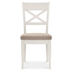 Meredith X Back Pebble Grey Fabric Chair Meredith X Back Pebble Grey Fabric Chair
