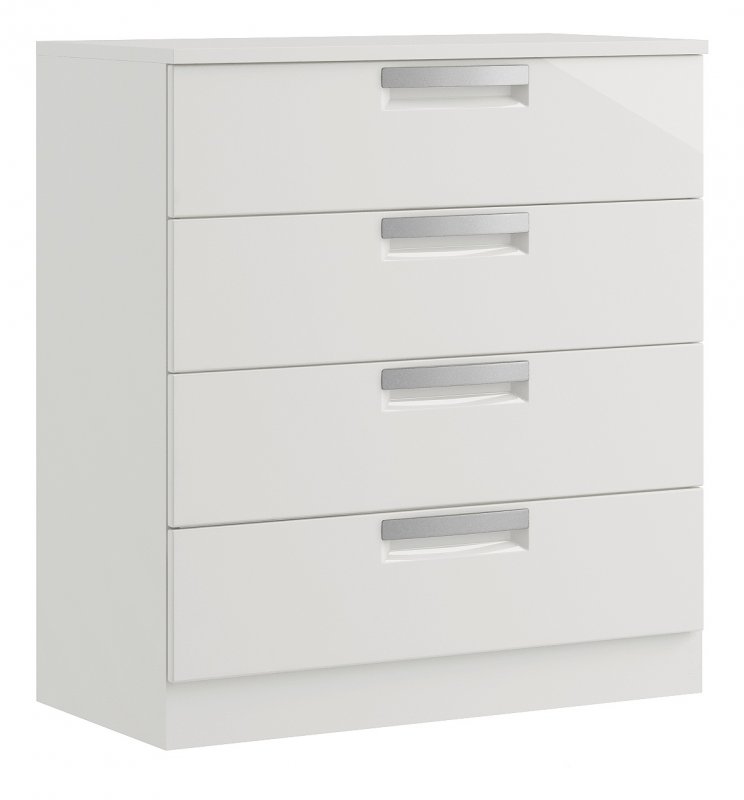 Miley High Gloss 4 Drawer Chest