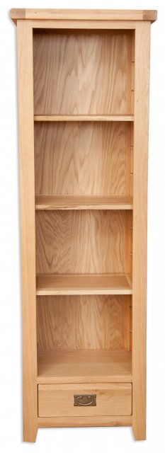 Beachcroft Beachcroft Light Oak Slim Bookcase