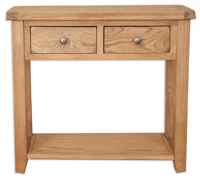 Beachcroft Rustic 2 Drawer Console Table