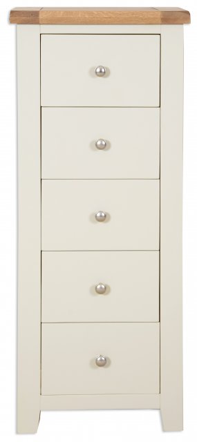 Beachcroft Beachcroft Cream 5 Drawer Tall Chest