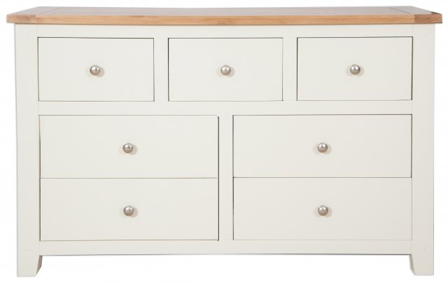 Beachcroft Beachcroft Cream 7 Drawer Wide Chest