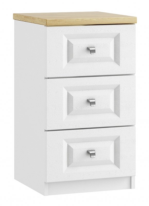 Sian 3 Drawer Bedside