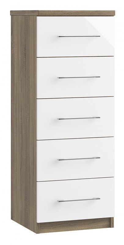 Cologne 5 Drawer Narrow Chest