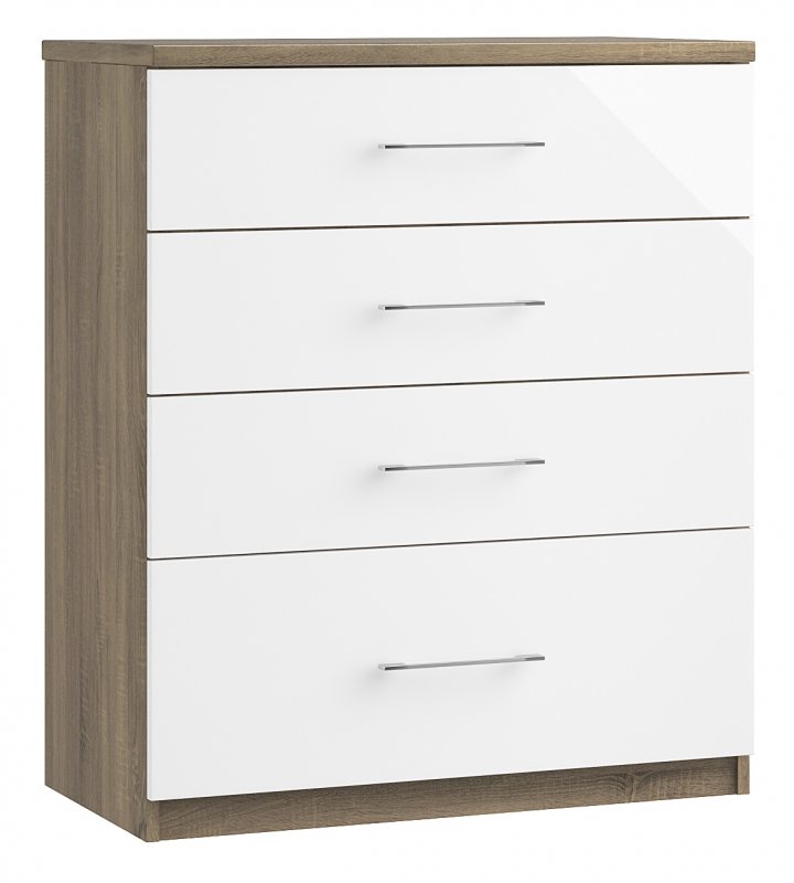 Cologne 4 Drawer Chest (1 Deep Draw)