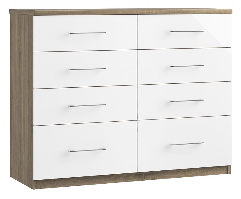 Cologne 8 Drawer Twin Chest