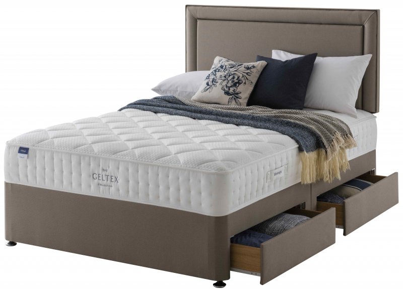 Silent Night Areal Geltex Premium Divan & Mattress Set