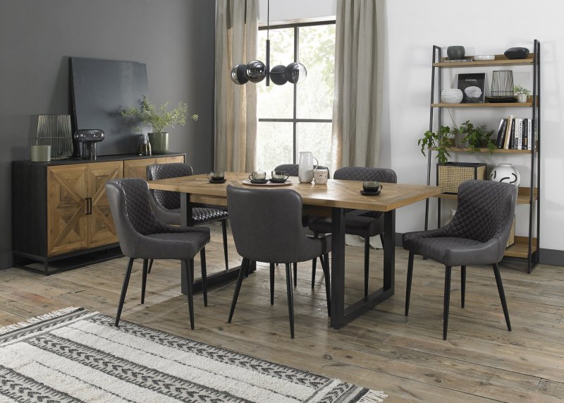 Bentley Design Invictus 6-8 Dining Table Set (Cezanne Chairs)