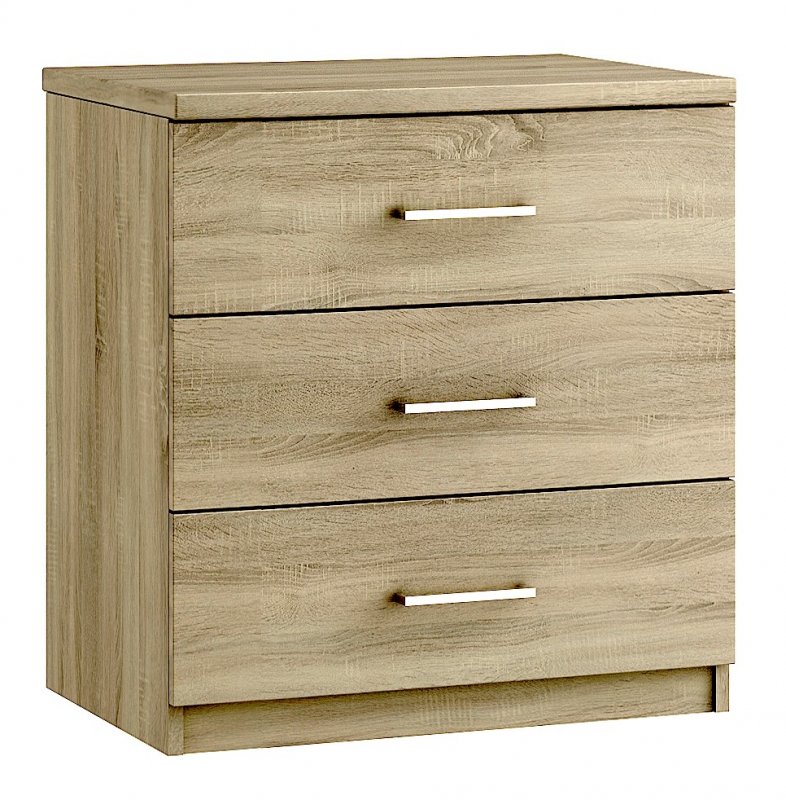 Montreal 3 Drawer Midi Chest