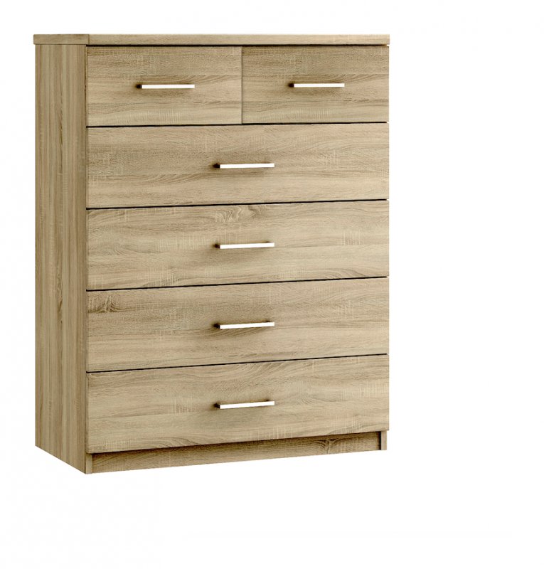 Montreal 4+2 Drawer Bedside