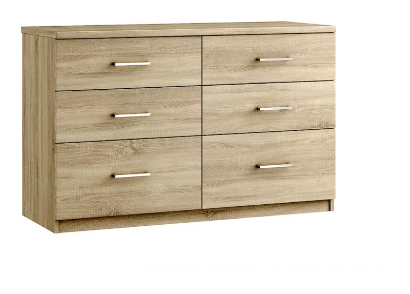 Montreal 6 Drawer Twin Chest