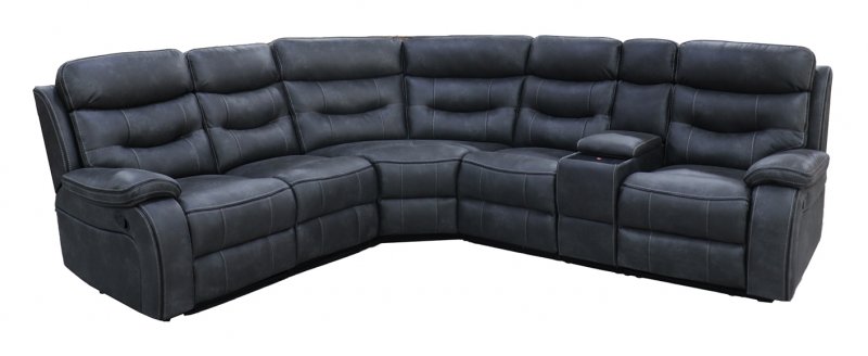 Gabrielle Manual Recliner Corner in Grey