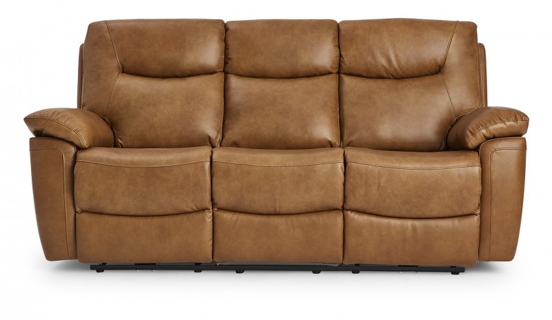 Lavada 3 Seater Power Recliner in Tan