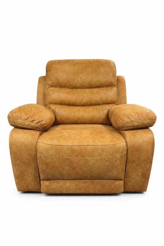 Maddison Manual Recliner in Tobacco Brown