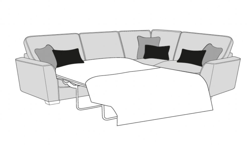 Carrie Modular Corner Sofa Bed
