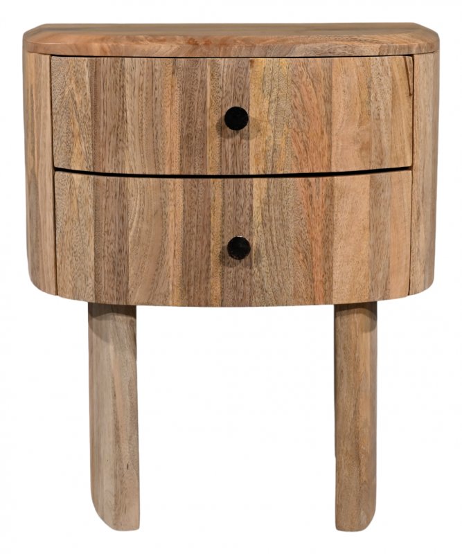 Saffron 2 Drawer Side Table