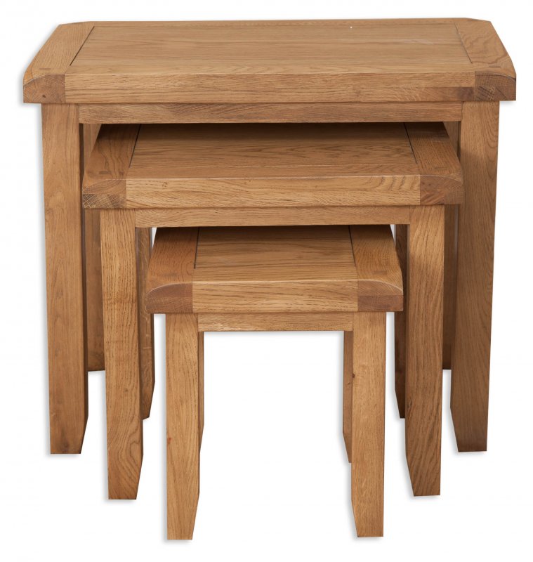 Beachcroft Beachcroft Nest of Tables in Rustic Oak