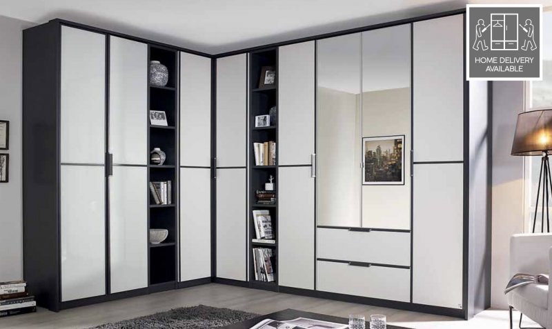 Evelyn 2 Door Hinged 2 Drawer Wardrobe