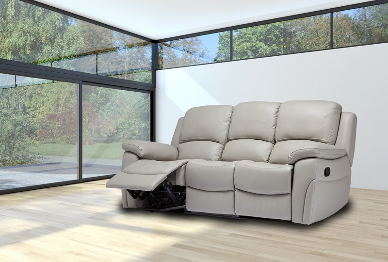 Skylar Manual Recliner 3 Seater Sofa