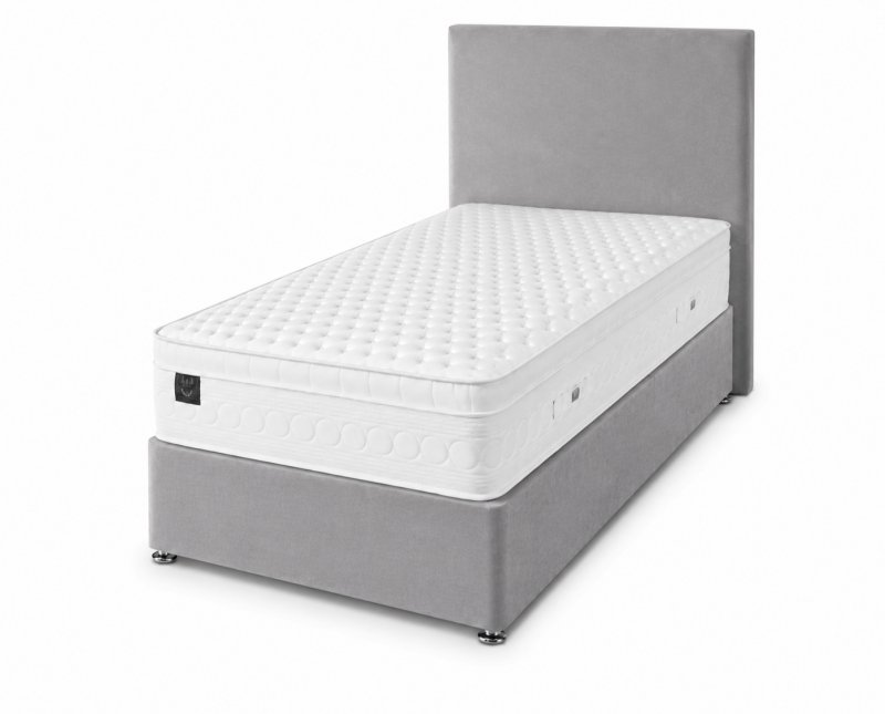 3ft Pocket Sprung Blue Cool Memory Foam Mattress with Auto Ottoman Base