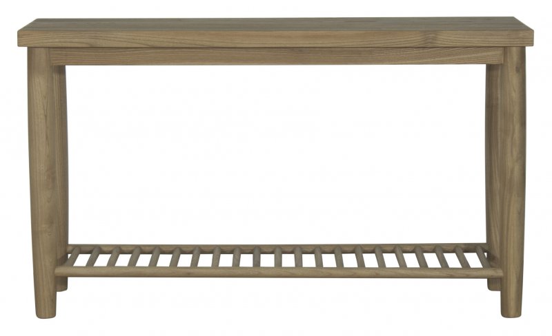Devonshire Oak Console Table with Shelf