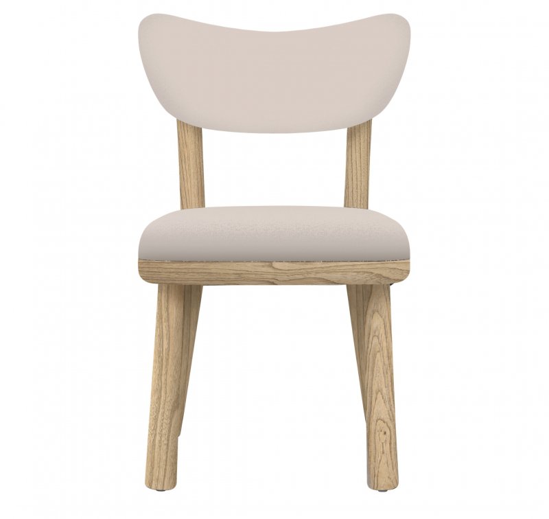 Devonshire Oak Fabric Back Dining Chair