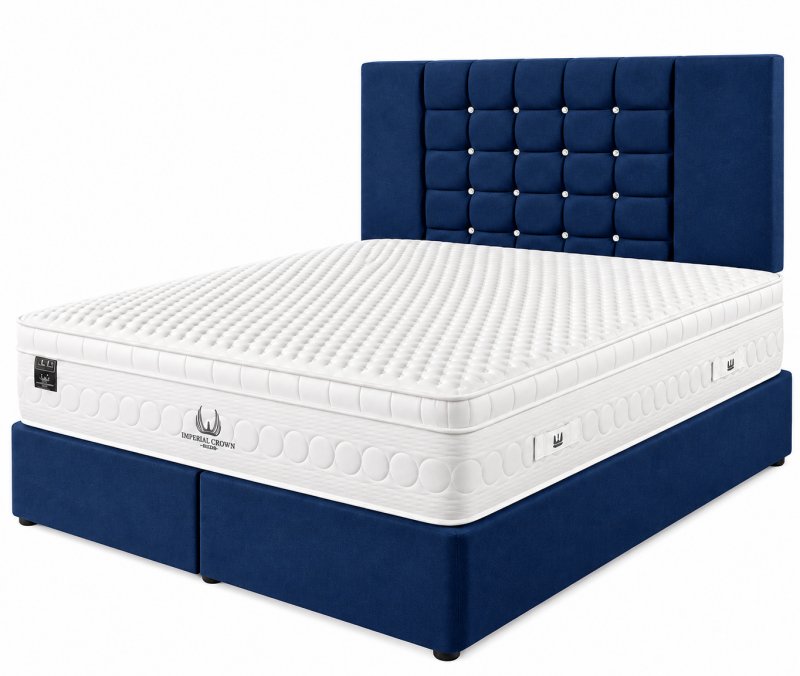 Pocket Sprung Blue Cool Memory Foam Divan & Mattress Set