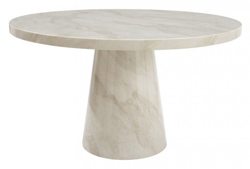 Albion Round Taupe Dining Table