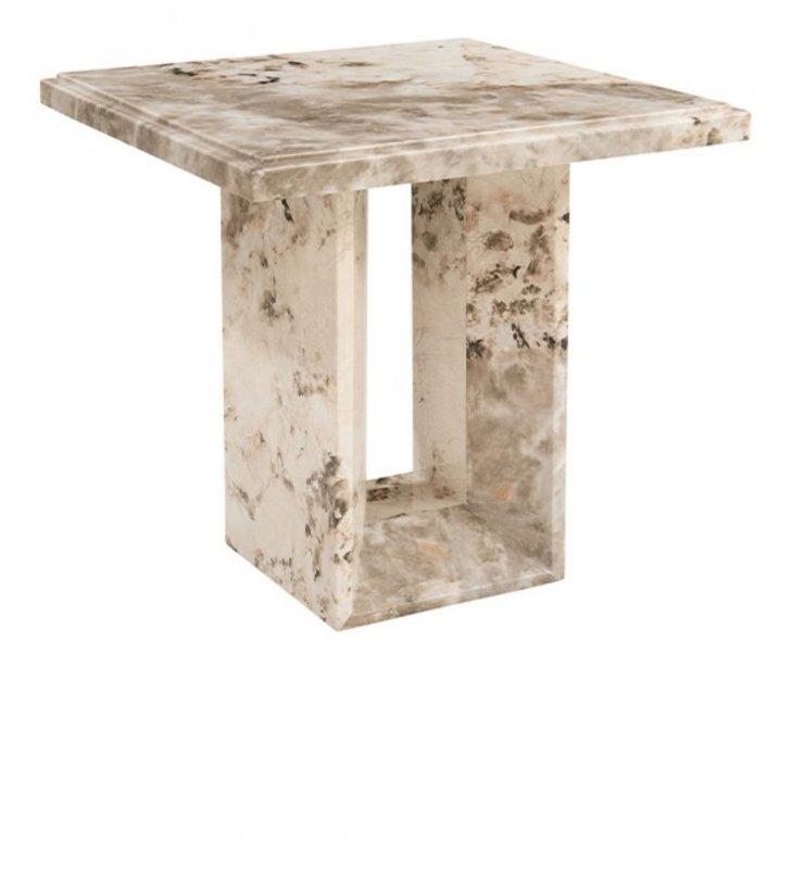 Artist Lamp Table in Mottled Mocha