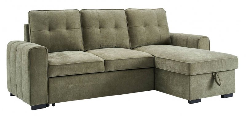Tavern Corner Group Sofa Bed in Sage