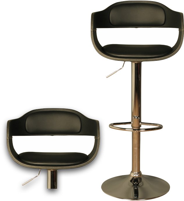 Abigail Bar Stool Black