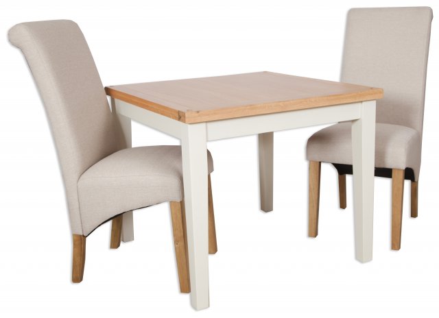 Beachcroft Cream 90 x 90 Dining Table