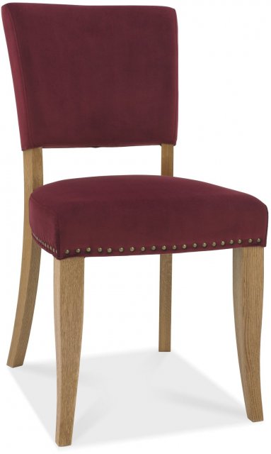 Invictus Upholstered Crimson Velvet Chair