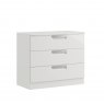 Miley High Gloss 3 Drawer Chest