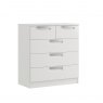 Miley High Gloss 3+2 Drawer Chest