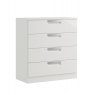 Miley High Gloss 4 Drawer Chest