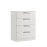 Miley High Gloss 4 Drawer Midi Chest