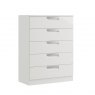 Miley High Gloss 5 Drawer Chest