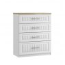 Palma 4 Drawer Chest (1 Deep Drawer)