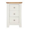 Beachcroft Beachcroft Cream 3 Drawer Bedside